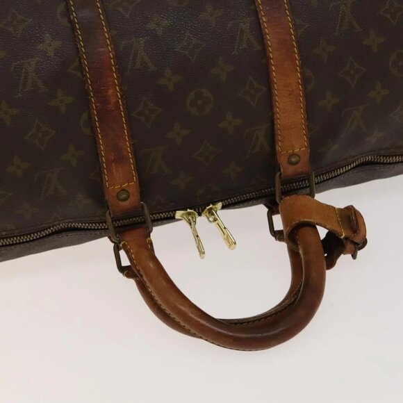 LOUIS VUITTON Monogram Keepall 50 Boston Bag Vintage M41426 LV Auth 137698 - Picture 8 of 15